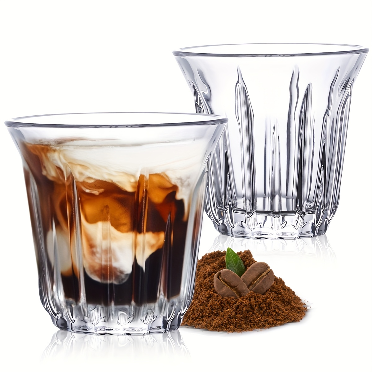 2 Pack Espresso Cups, Clear Gl - Espresso Shot Glass 评论和价格