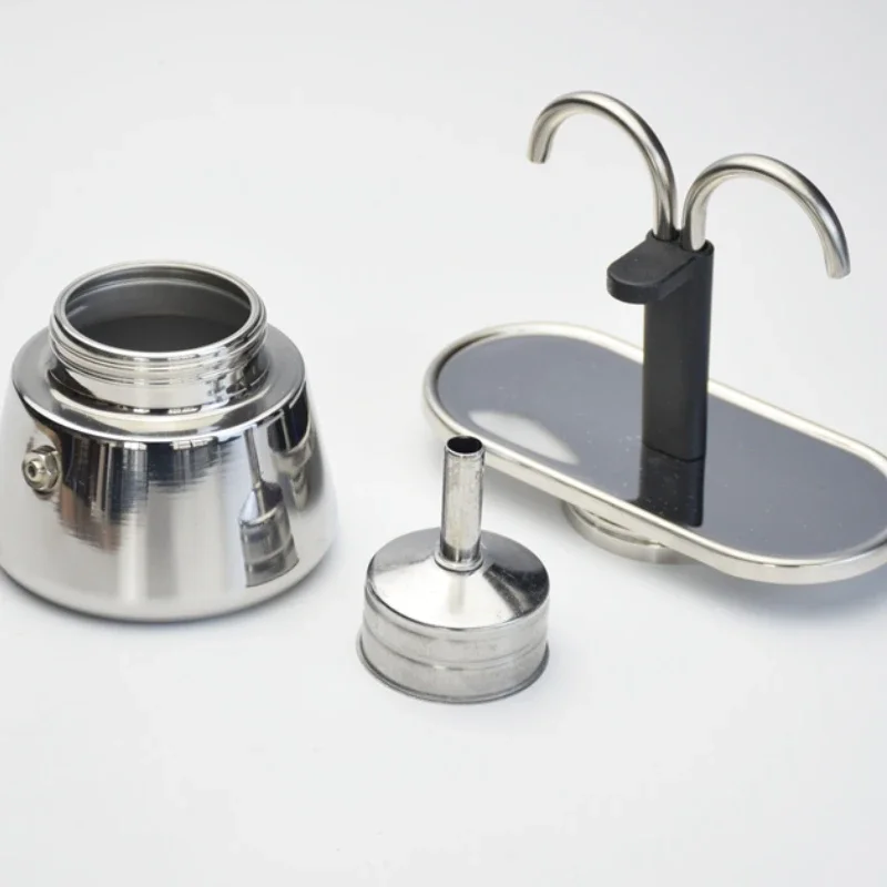 200ML Mini Moka Pot Double Tub - Coffee Equipment Accessories 评论和价格