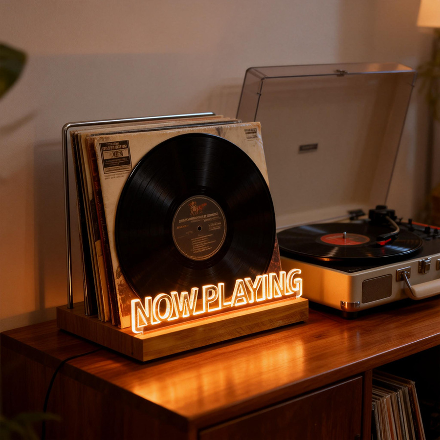 Vinyl Record Holder Stand, Cof - Coffee Equipment Holder 评论和价格