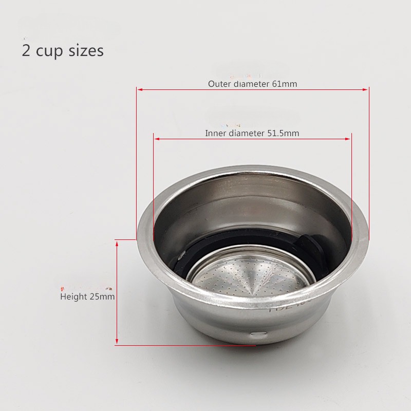 51mm Pressurized Porous Filter - Coffee Equipment Filter 评论和价格