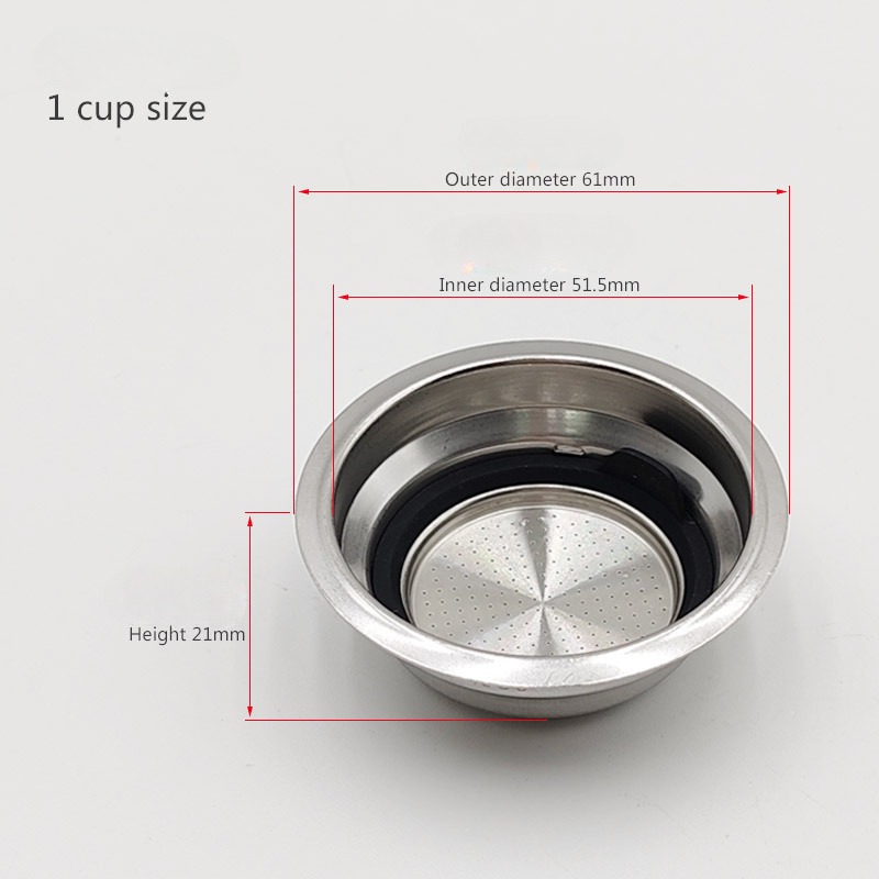 51mm Pressurized Porous Filter - Coffee Equipment Filter 评论和价格