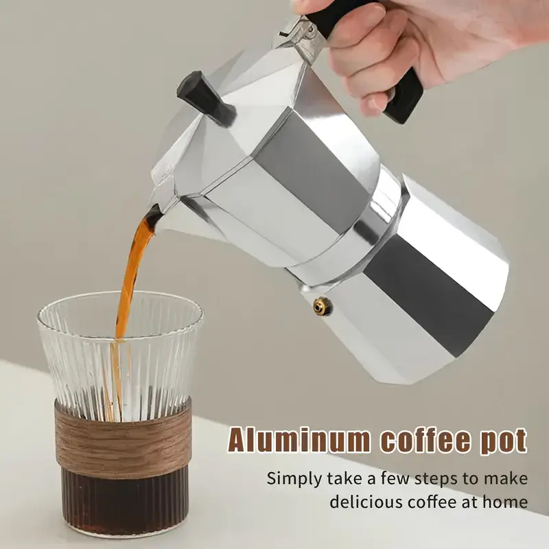 Classic Aluminum Moka Pot 50-3 - Coffee Equipment Accessories 评论和价格