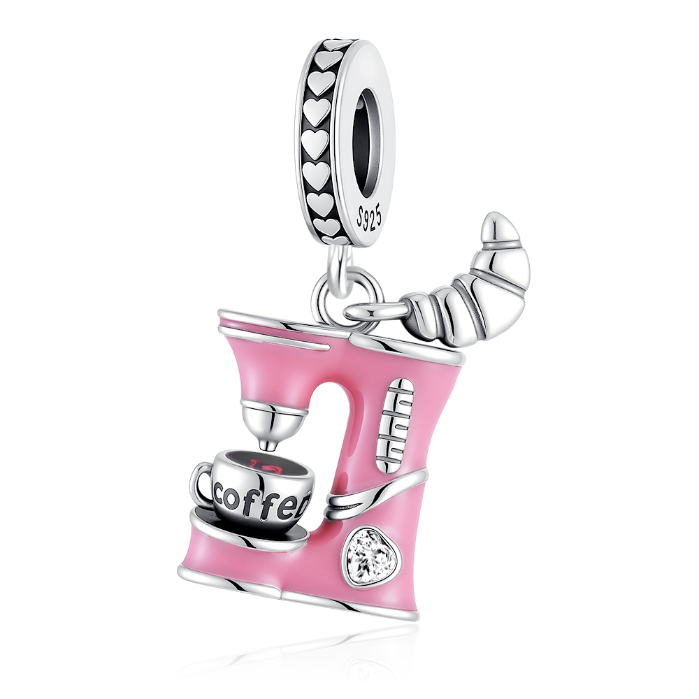 925 Silver drink series Charm  - Espresso Shot Glass 评论和价格
