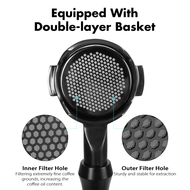 58MM Coffee Bottomless Portafi - Coffee Equipment Filter 评论和价格