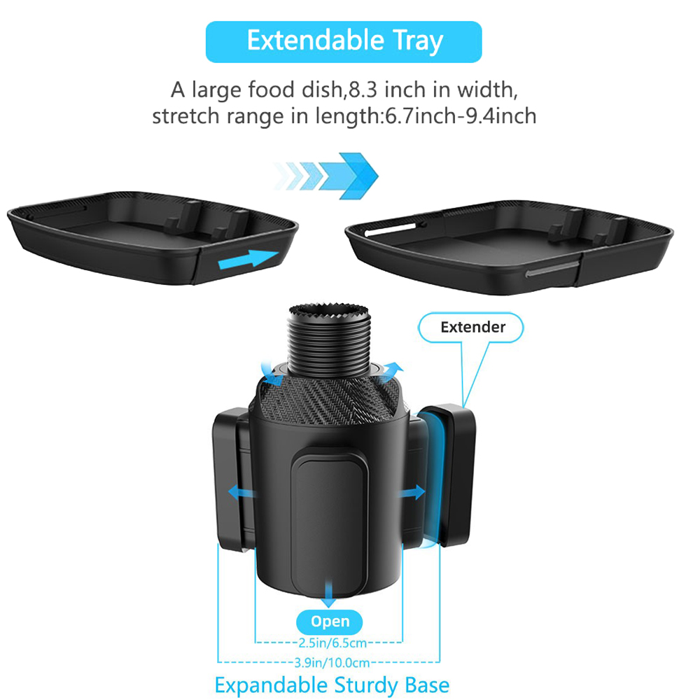 2 In 1 Car Cup Holder 360-degr - Coffee Equipment Holder 评论和价格